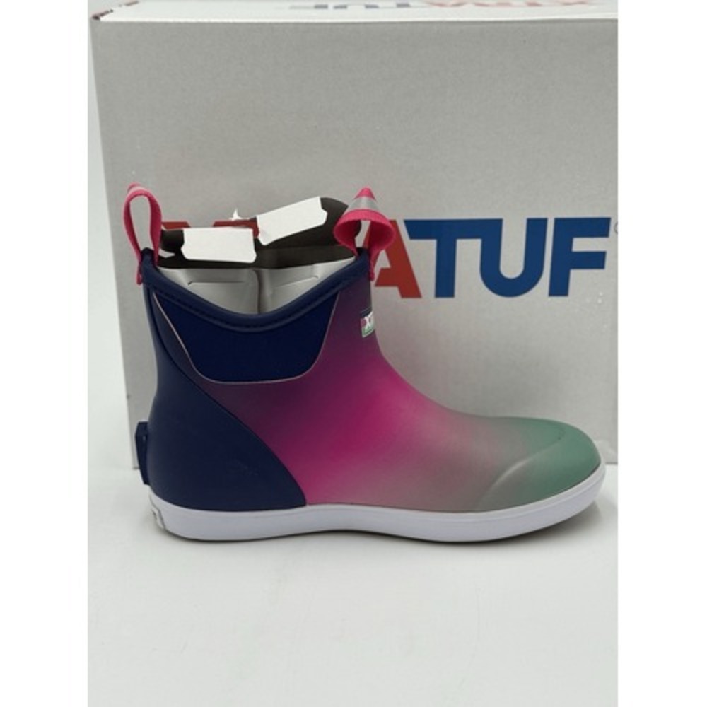 XTRATUF Women's Ankle Deck Boot Purple Aurora New In Box Size 9 - Picture 4 of 8